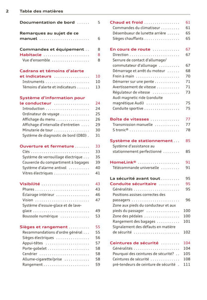 2012-2015 Audi R8 Manuel du propriétaire | Français