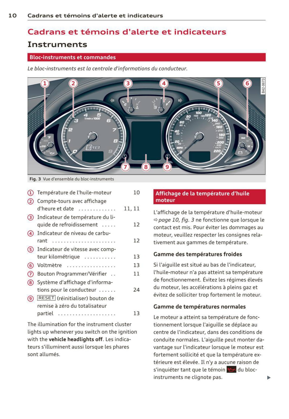 2012-2015 Audi R8 Manuel du propriétaire | Français