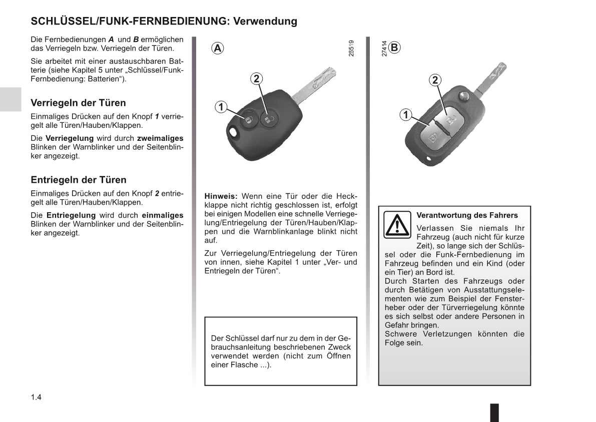 2012-2013 Renault Wind Gebruikershandleiding | Duits