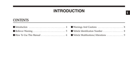 2006-2009 Jeep Commander Bedienungsanleitung | Englisch