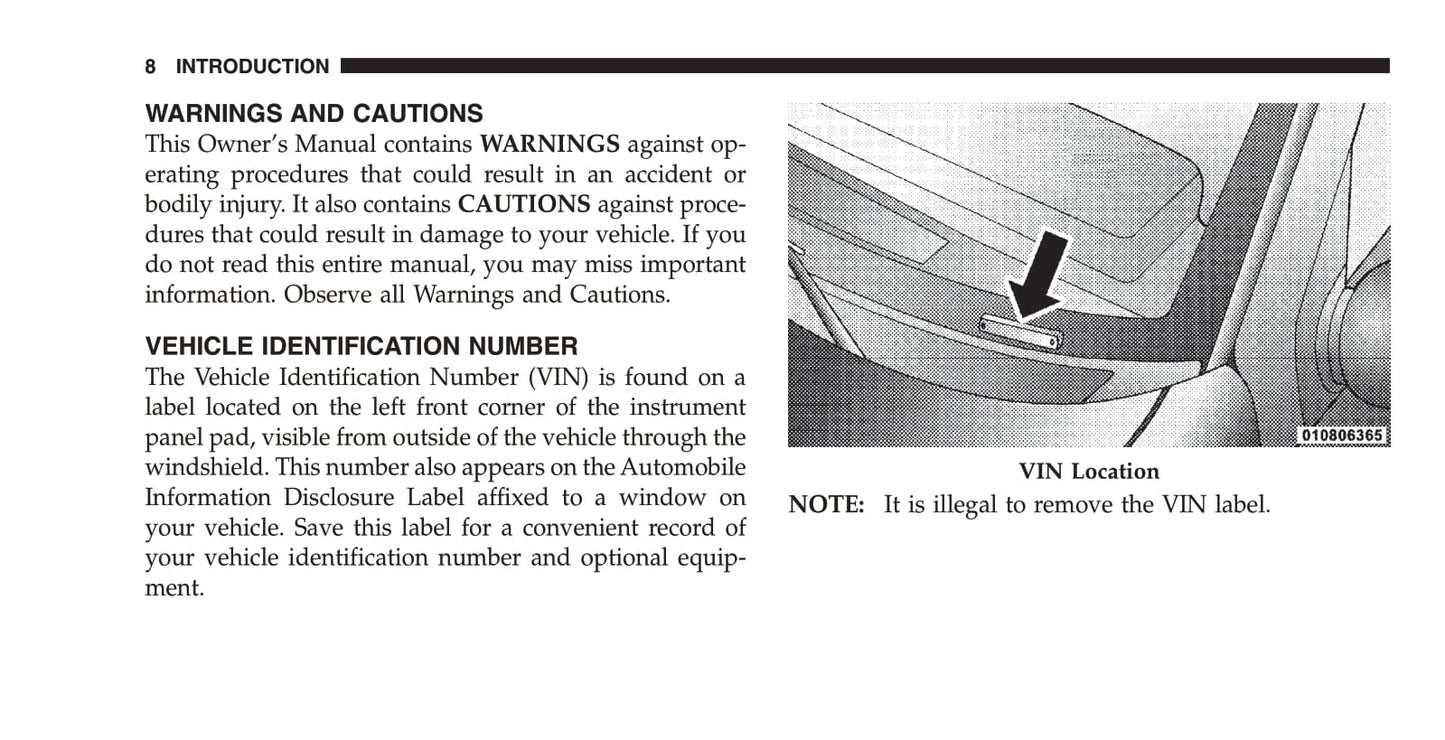 2006-2009 Jeep Commander Manuel du propriétaire | Anglais