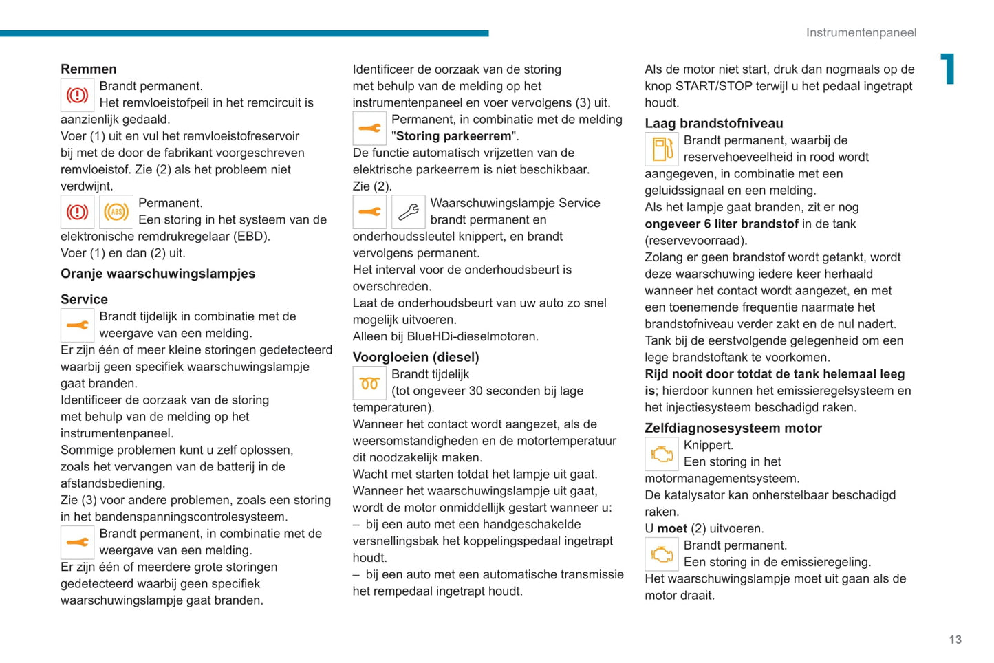 2020-2022 Peugeot 3008/5008 Owner's Manual | Dutch