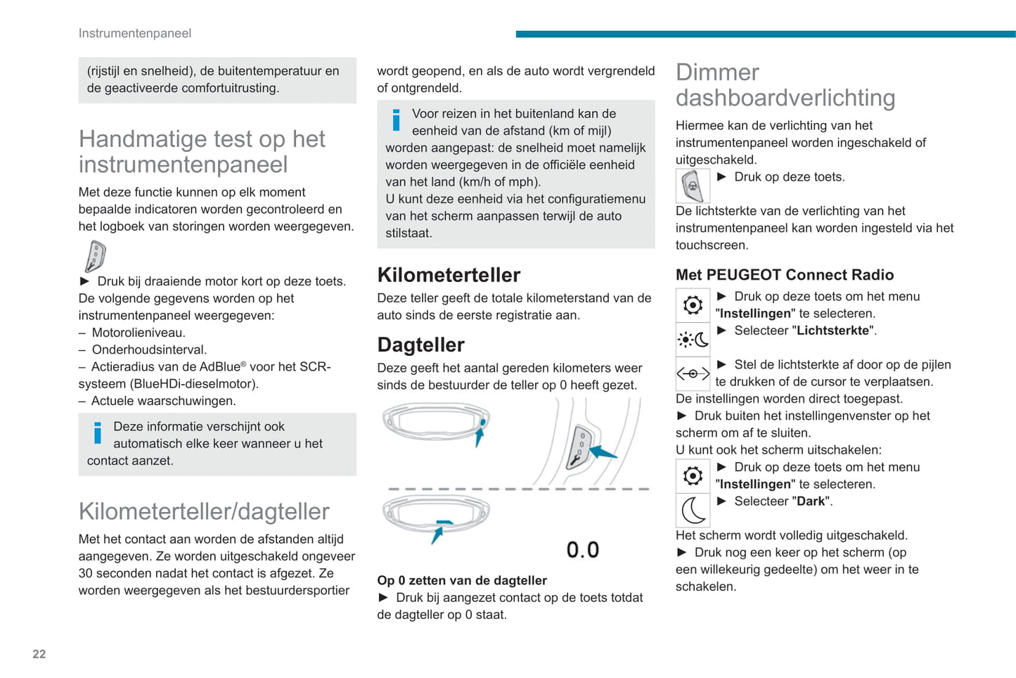 2020-2022 Peugeot 3008/5008 Owner's Manual | Dutch