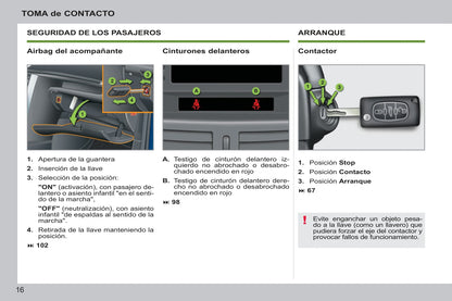 2011-2014 Peugeot 207 CC Manuel du propriétaire | Espagnol