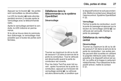 2007-2010 Opel Astra Manuel du propriétaire | Français