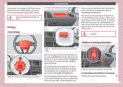 2017-2018 Seat Leon Bedienungsanleitung | Deutsch