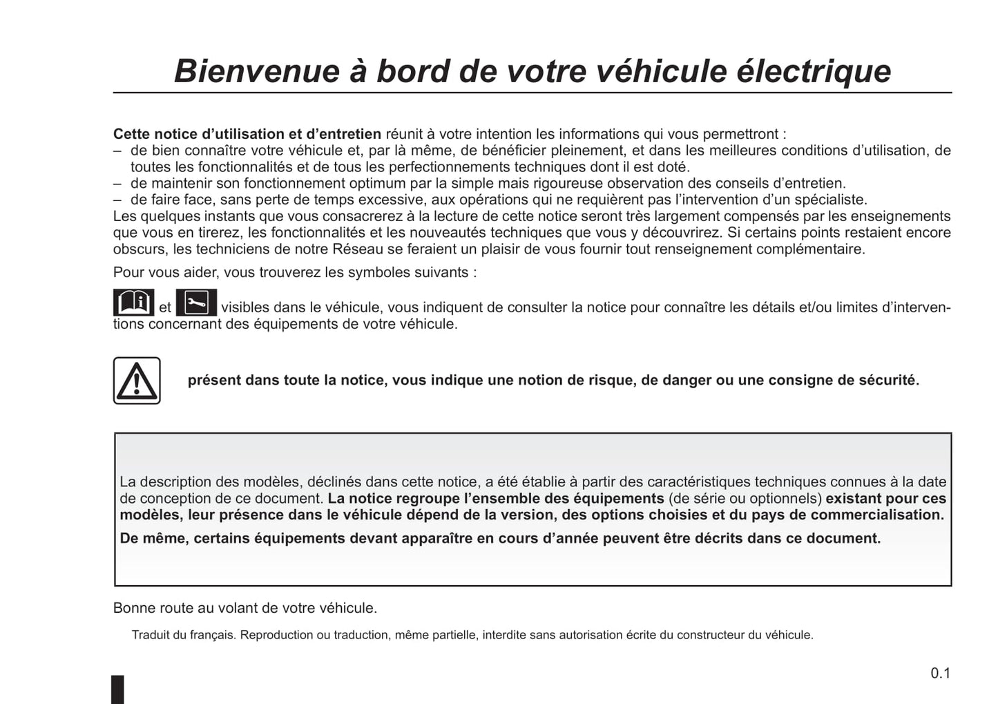 2012-2020 Renault Twizy Manuel du propriétaire | Français