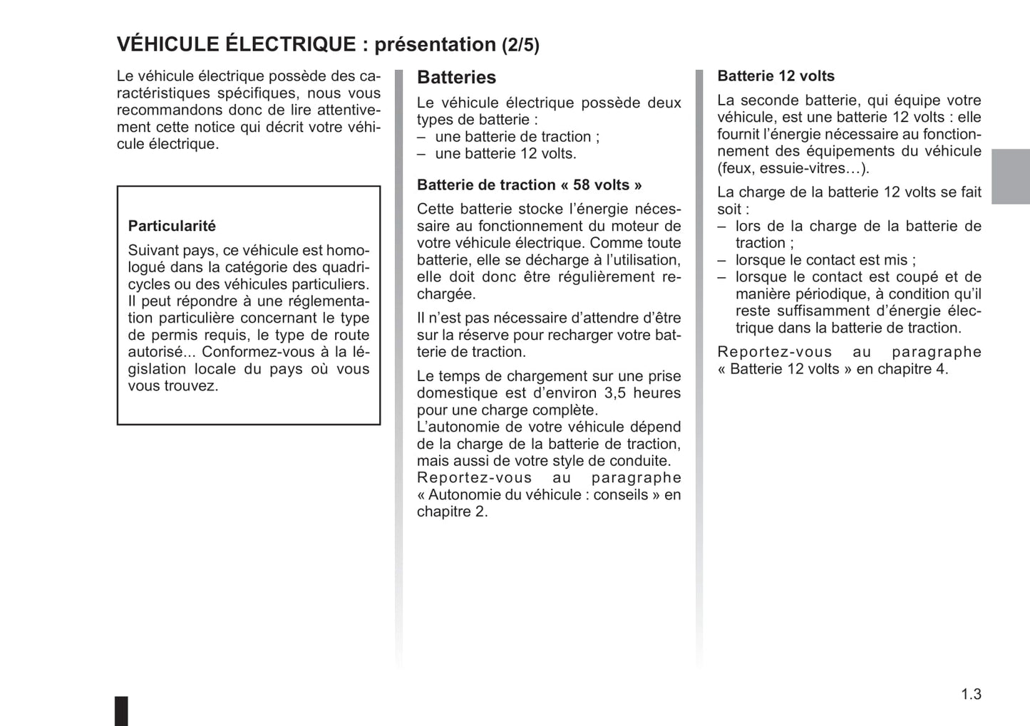 2012-2020 Renault Twizy Manuel du propriétaire | Français