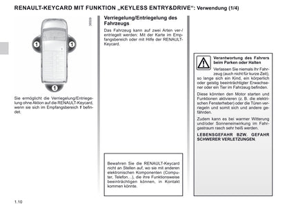 2019-2020 Renault Trafic Owner's Manual | German