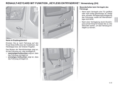 2019-2020 Renault Trafic Owner's Manual | German