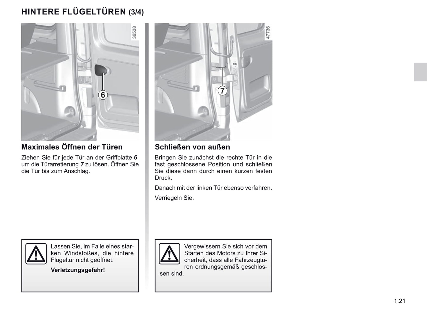 2019-2020 Renault Trafic Gebruikershandleiding | Duits