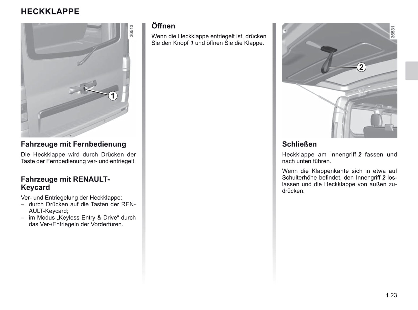 2019-2020 Renault Trafic Manuel du propriétaire | Allemand