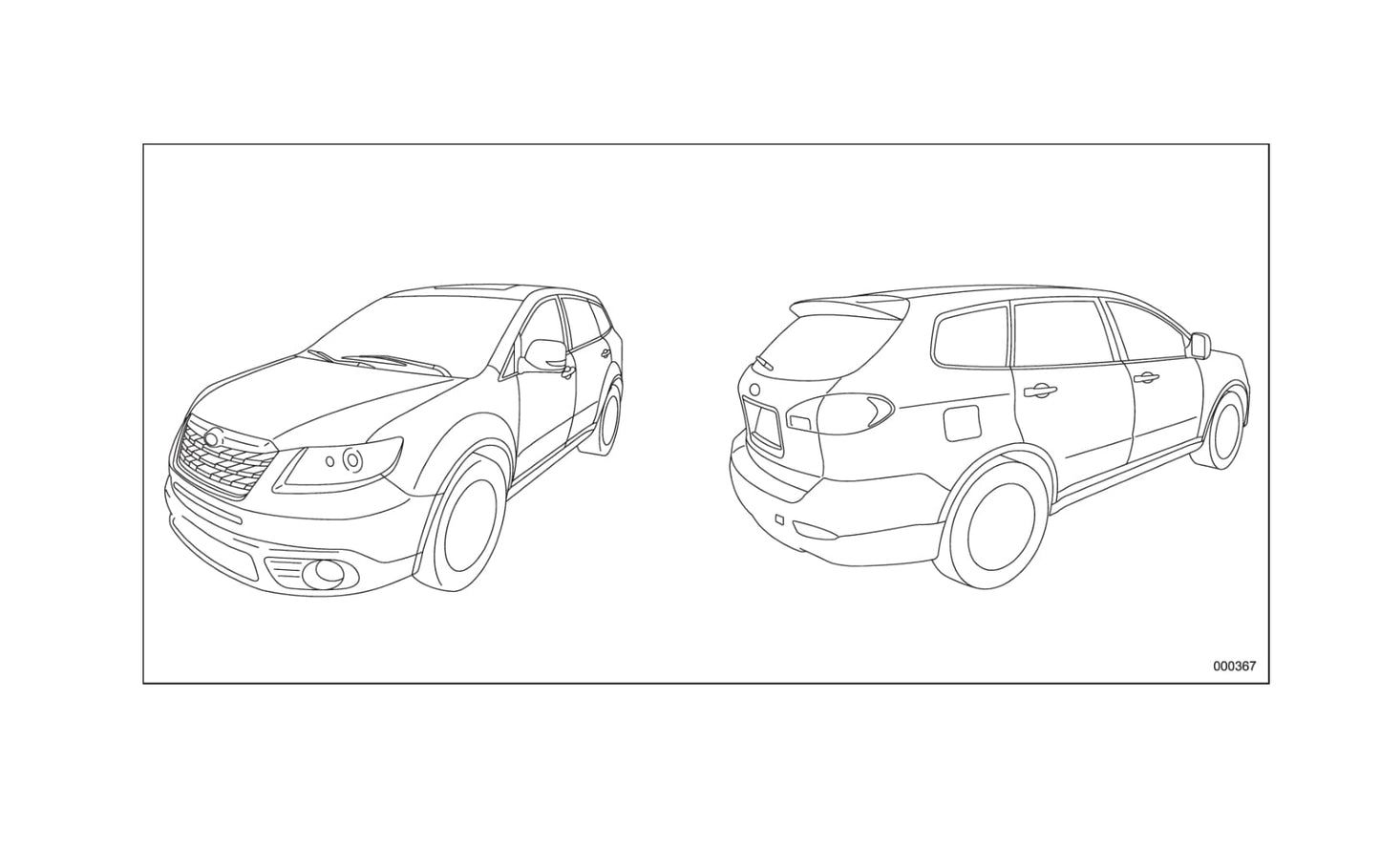 2008-2014 Subaru Tribeca Bedienungsanleitung | Französisch