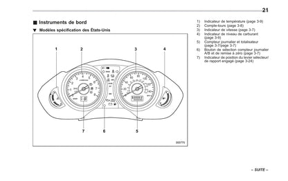 2008-2014 Subaru Tribeca Manuel du propriétaire | Français