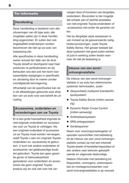 2020-2021 Toyota Yaris GR Manuel du propriétaire | Néerlandais