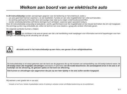 2019-2020 Renault Kangoo Z.E. Owner's Manual | Dutch