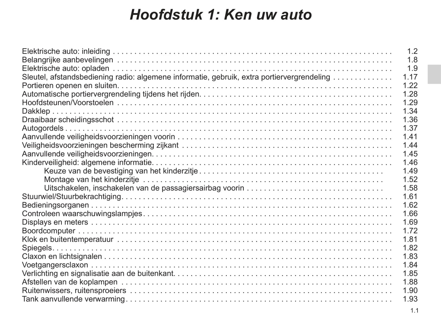 2019-2020 Renault Kangoo Z.E. Gebruikershandleiding | Nederlands