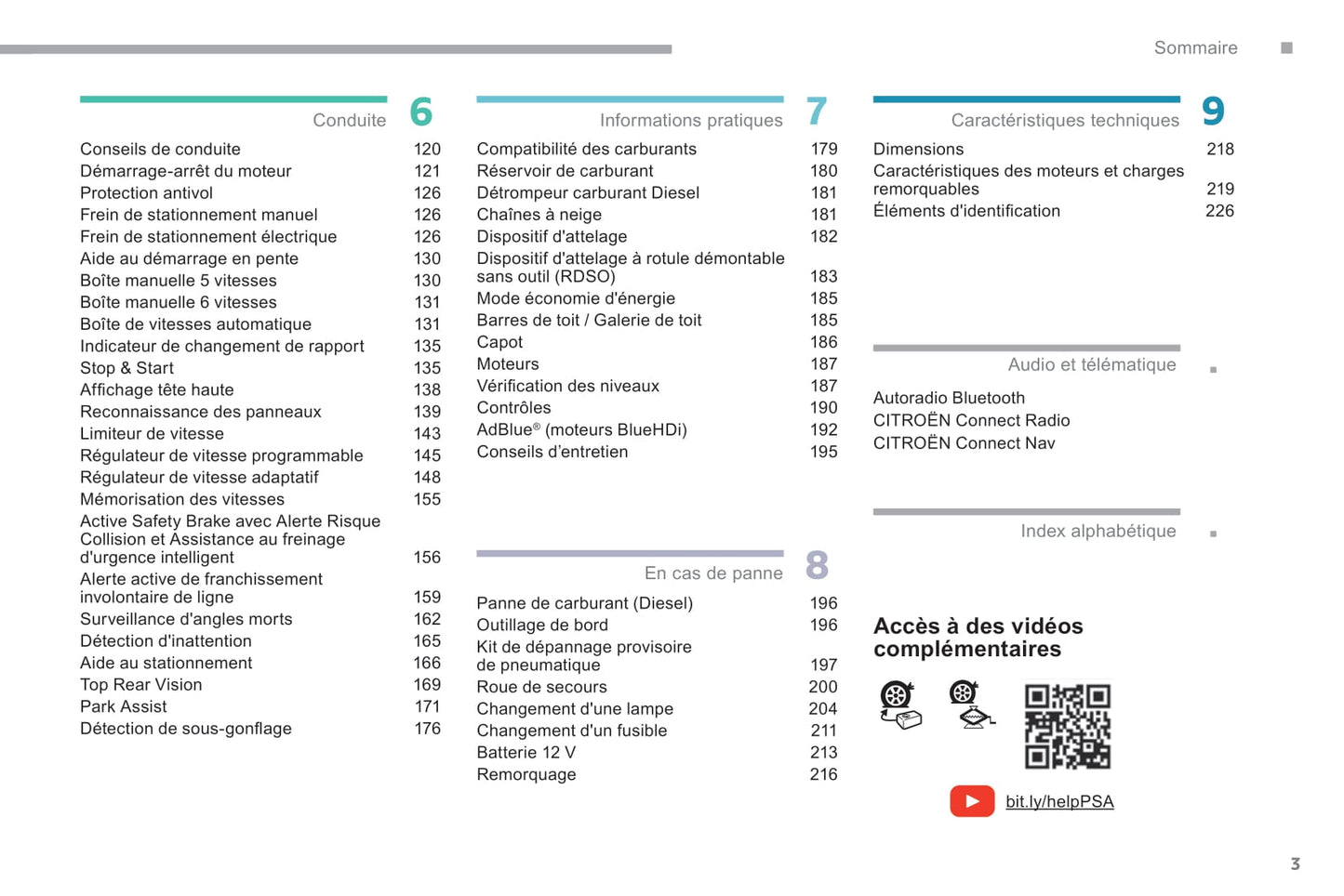 2019-2020 Citroën Berlingo Manuel du propriétaire | Français