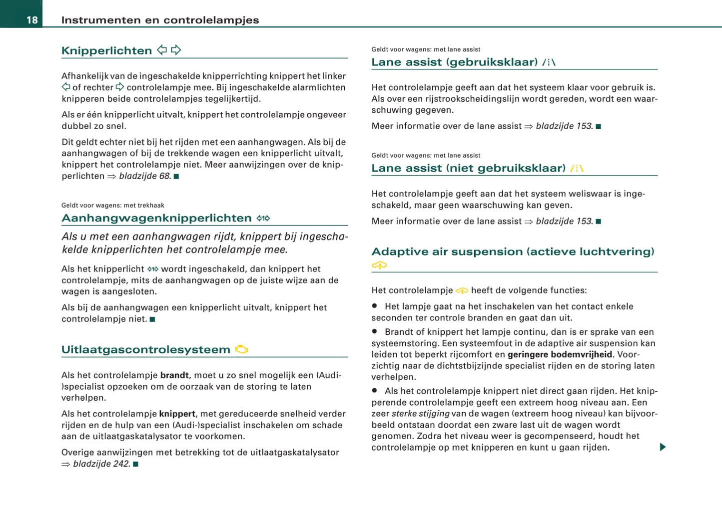 2008-2011 Audi A6 Bedienungsanleitung | Niederländisch