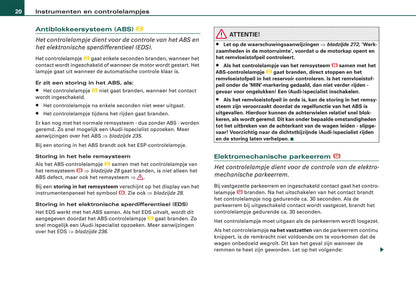 2008-2011 Audi A6 Manuel du propriétaire | Néerlandais