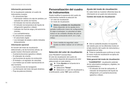 2019-2020 Peugeot 3008/5008/3008 Hybrid/3008 HYbrid4 Owner's Manual | Spanish