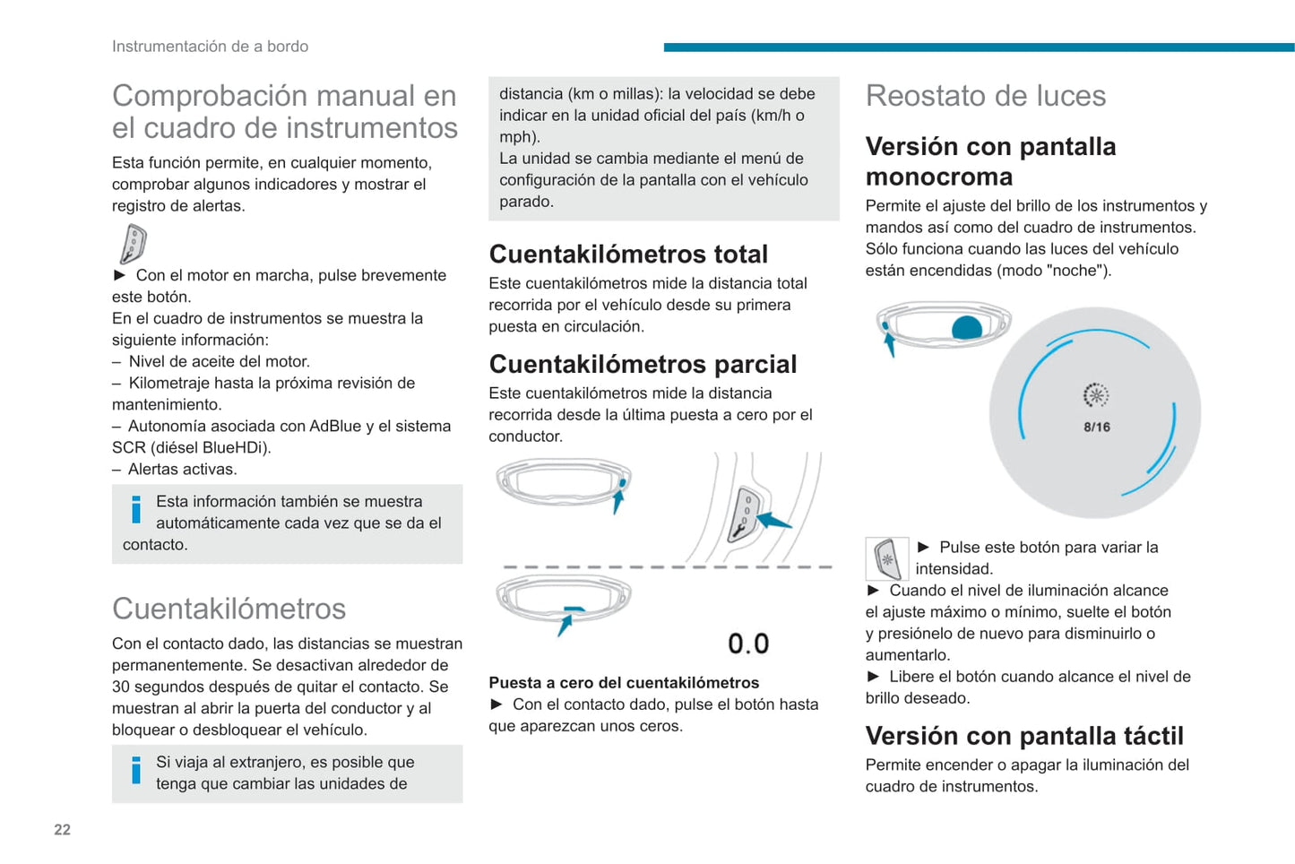 2019-2020 Peugeot 3008/5008/3008 Hybrid/3008 HYbrid4 Owner's Manual | Spanish