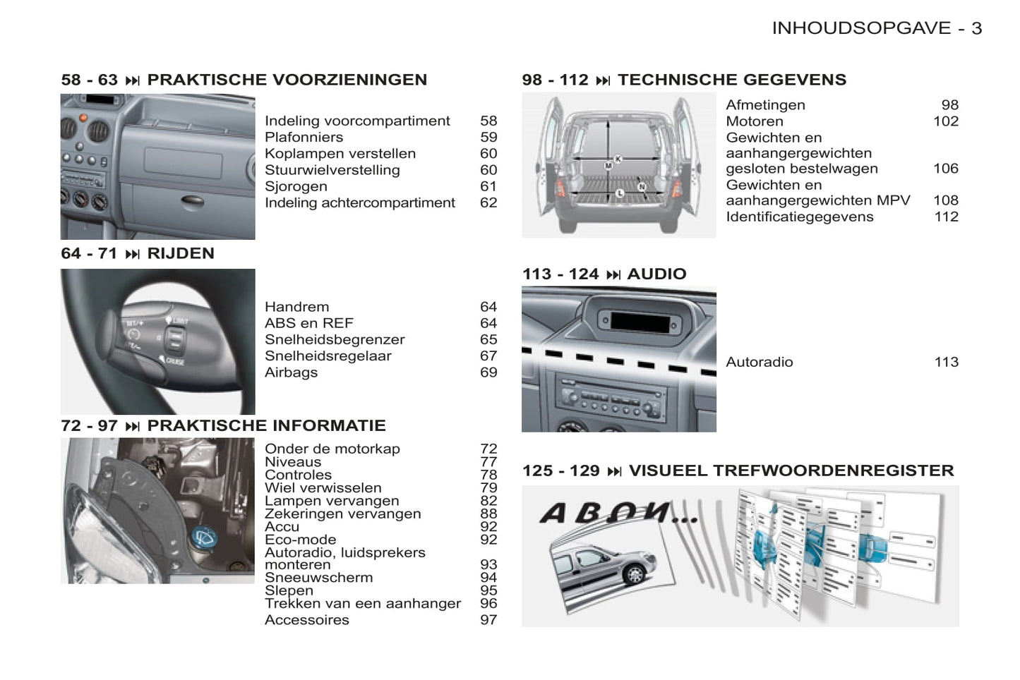 2011-2012 Citroën Berlingo First Bedienungsanleitung | Niederländisch