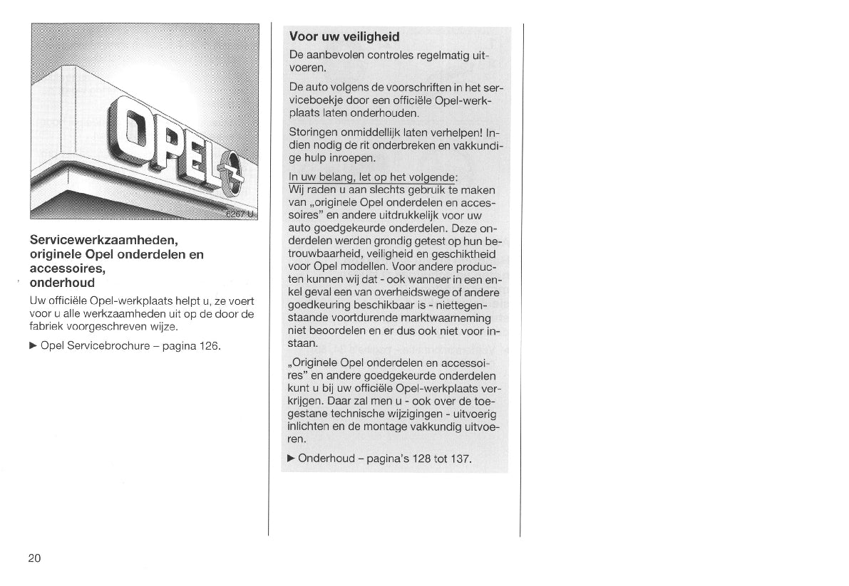 2003-2007 Opel Agila Manuel du propriétaire | Néerlandais