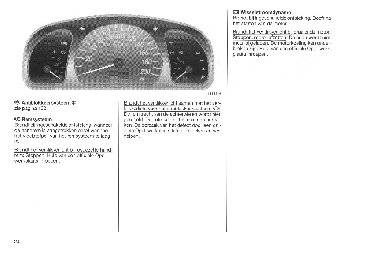 2003-2007 Opel Agila Bedienungsanleitung | Niederländisch