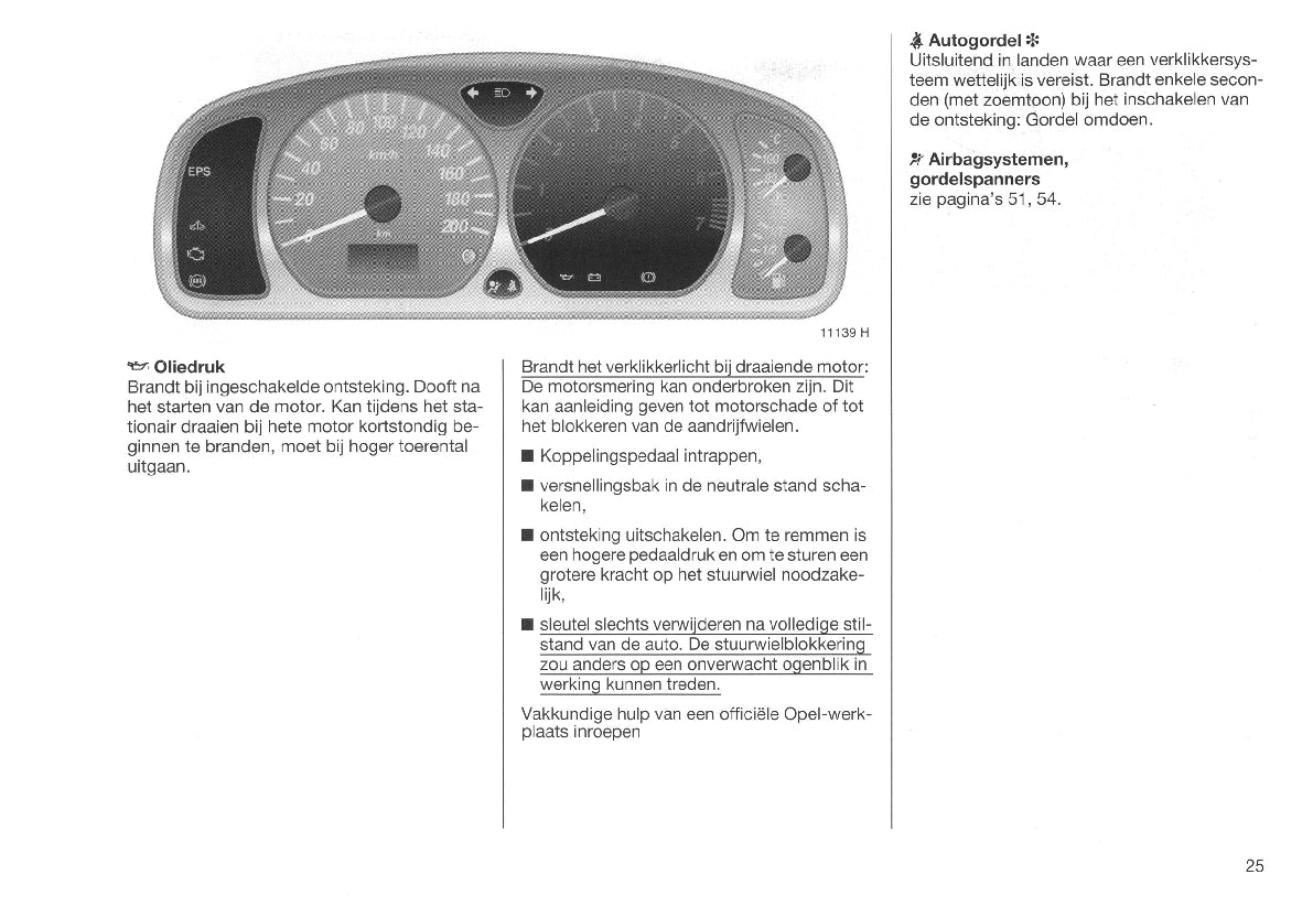 2003-2007 Opel Agila Bedienungsanleitung | Niederländisch