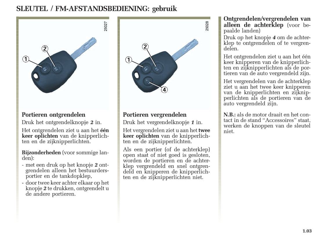 2005-2007 Renault Clio Bedienungsanleitung | Niederländisch