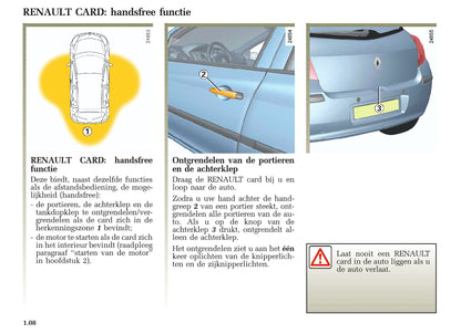 2005-2007 Renault Clio Bedienungsanleitung | Niederländisch