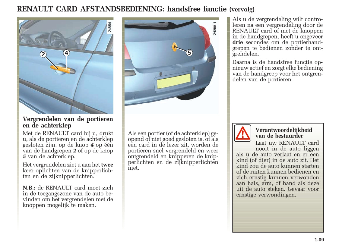 2005-2007 Renault Clio Bedienungsanleitung | Niederländisch