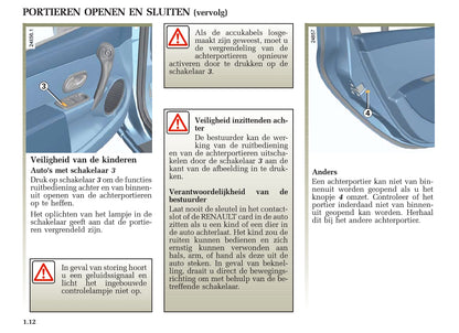 2005-2007 Renault Clio Gebruikershandleiding | Nederlands