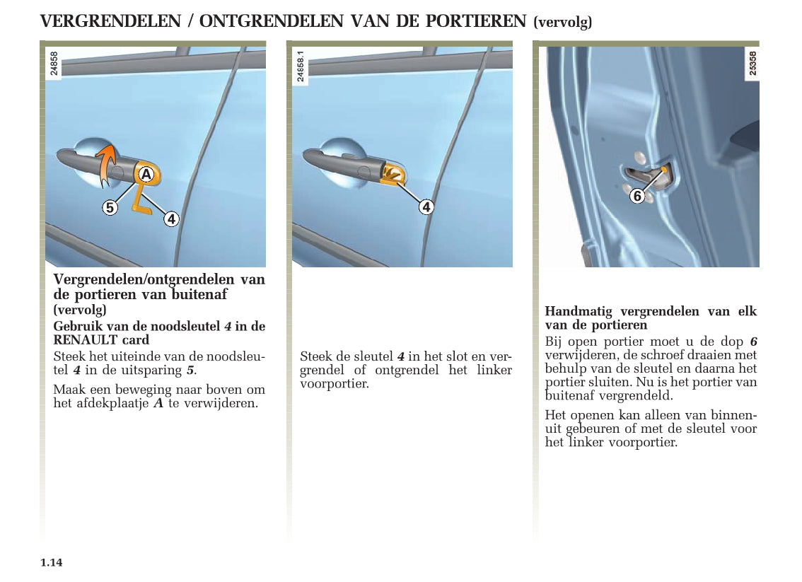 2005-2007 Renault Clio Bedienungsanleitung | Niederländisch