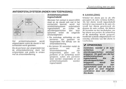 2007-2008 Kia Cee'd Gebruikershandleiding | Nederlands