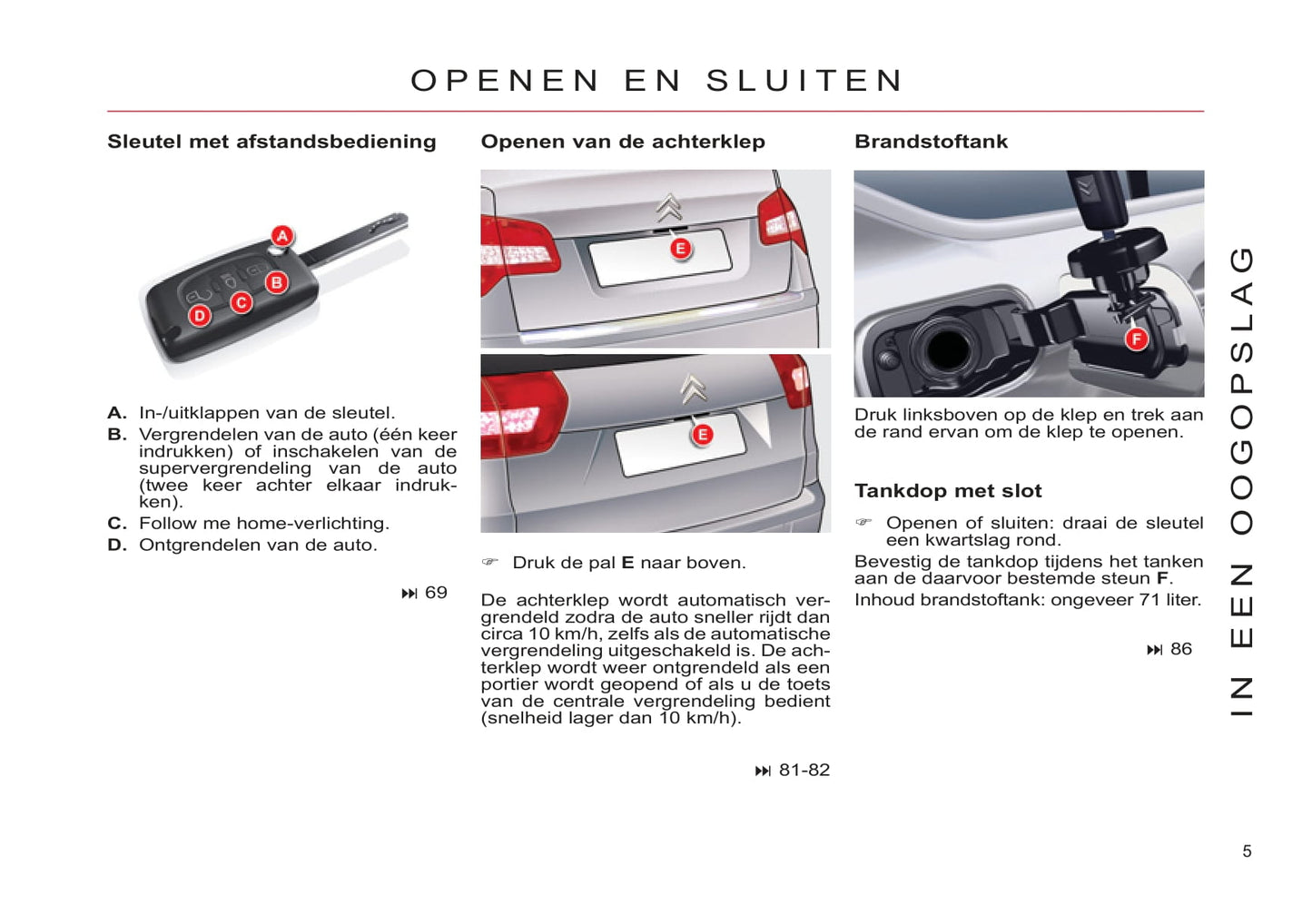 2011-2012 Citroën C5 Bedienungsanleitung | Niederländisch