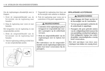 2000-2004 Daewoo Tacuma Owner's Manual | Dutch