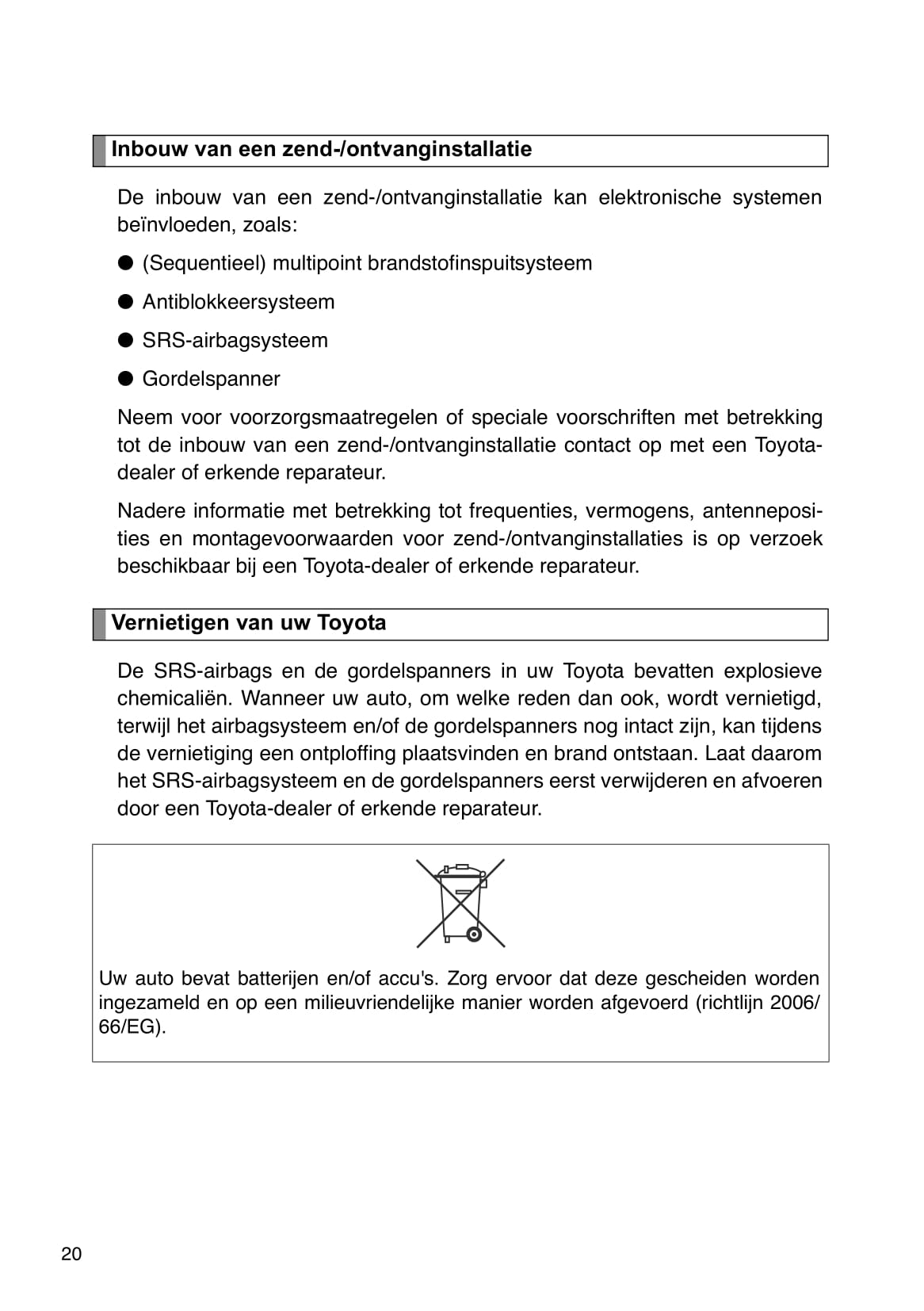 2012-2013 Toyota Aygo Gebruikershandleiding | Nederlands