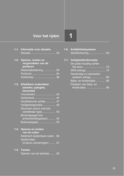 2012-2013 Toyota Aygo Gebruikershandleiding | Nederlands