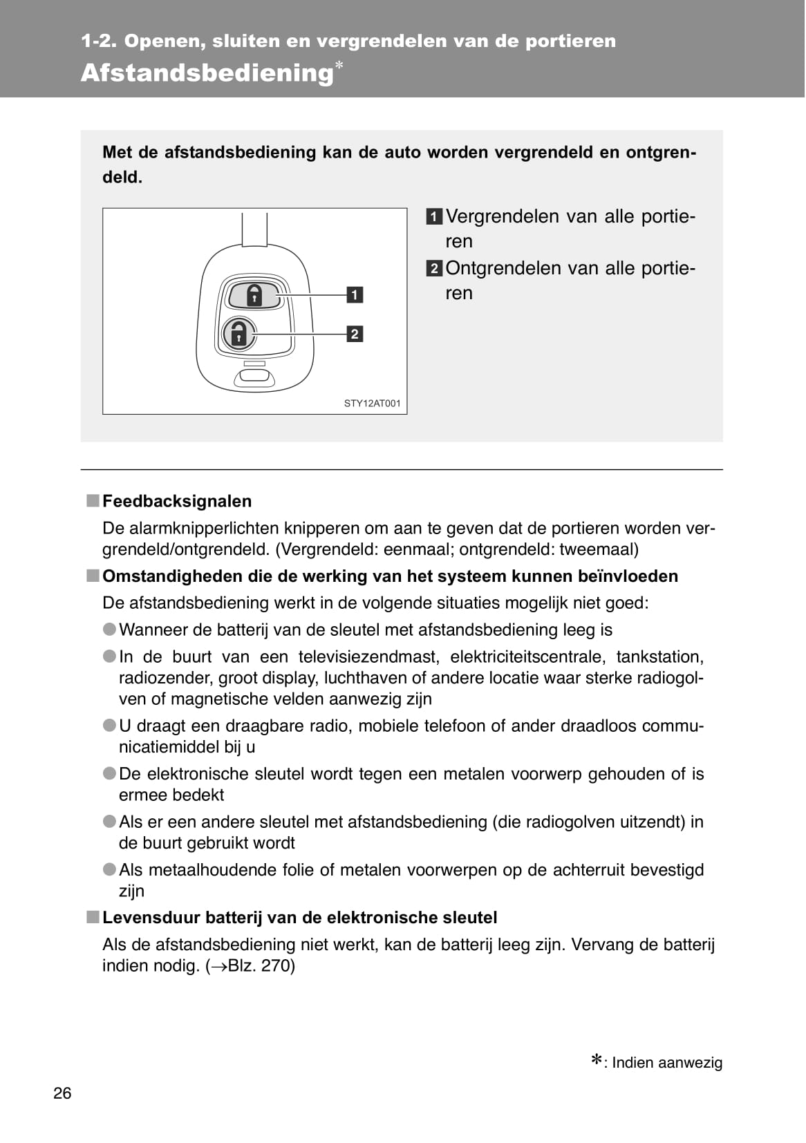 2012-2013 Toyota Aygo Gebruikershandleiding | Nederlands