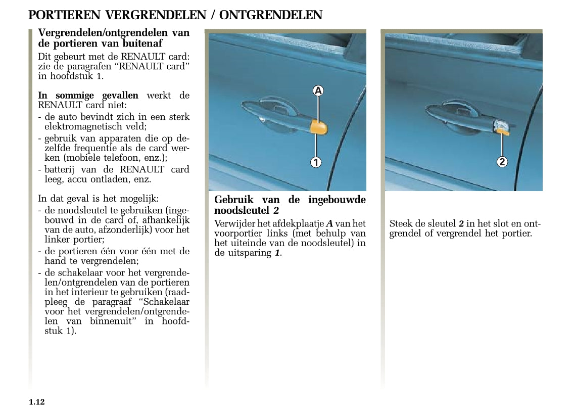 2005-2006 Renault Laguna Bedienungsanleitung | Niederländisch