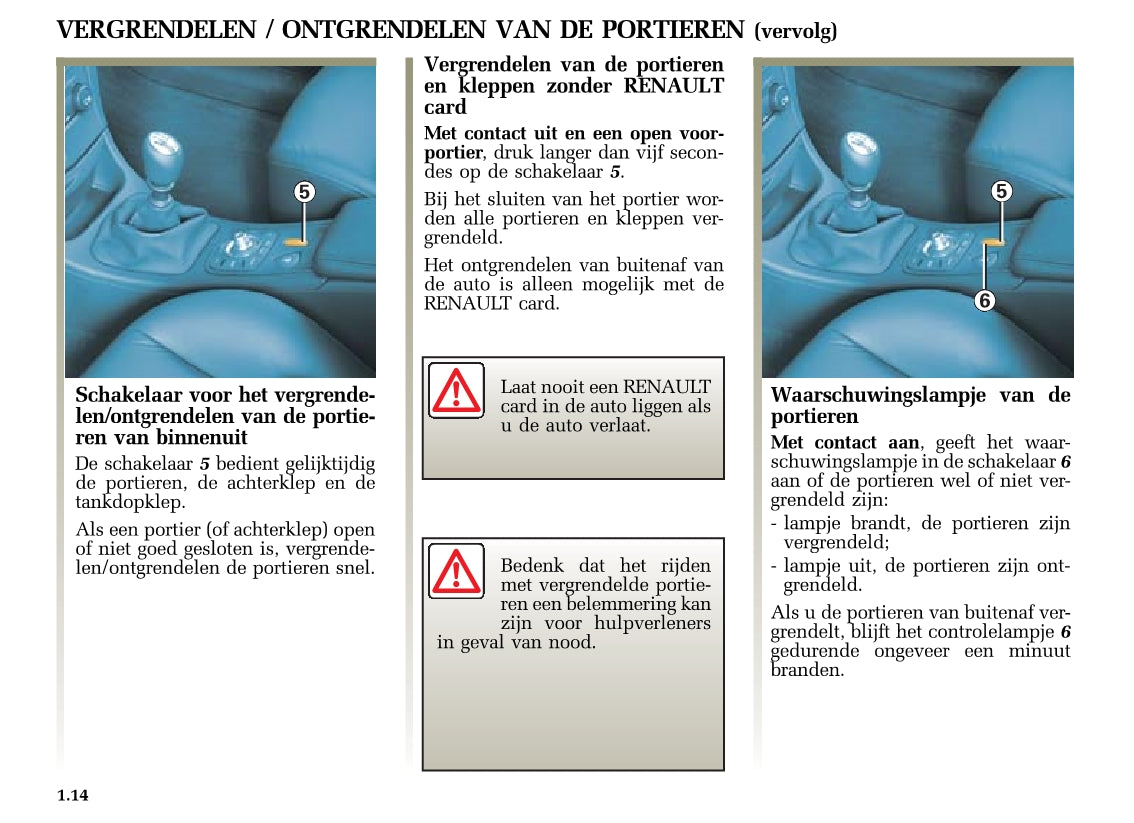 2005-2006 Renault Laguna Gebruikershandleiding | Nederlands