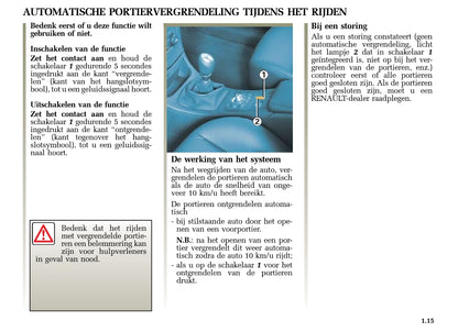 2005-2006 Renault Laguna Gebruikershandleiding | Nederlands