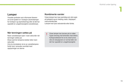 2012-2014 Citroën C-Zero Owner's Manual | Norwegian