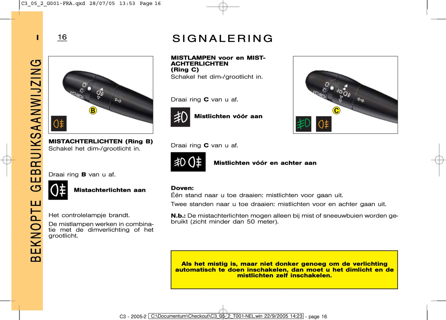 2005-2007 Citroën C3 Gebruikershandleiding | Nederlands