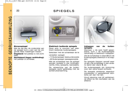 2005-2007 Citroën C3 Owner's Manual | Dutch