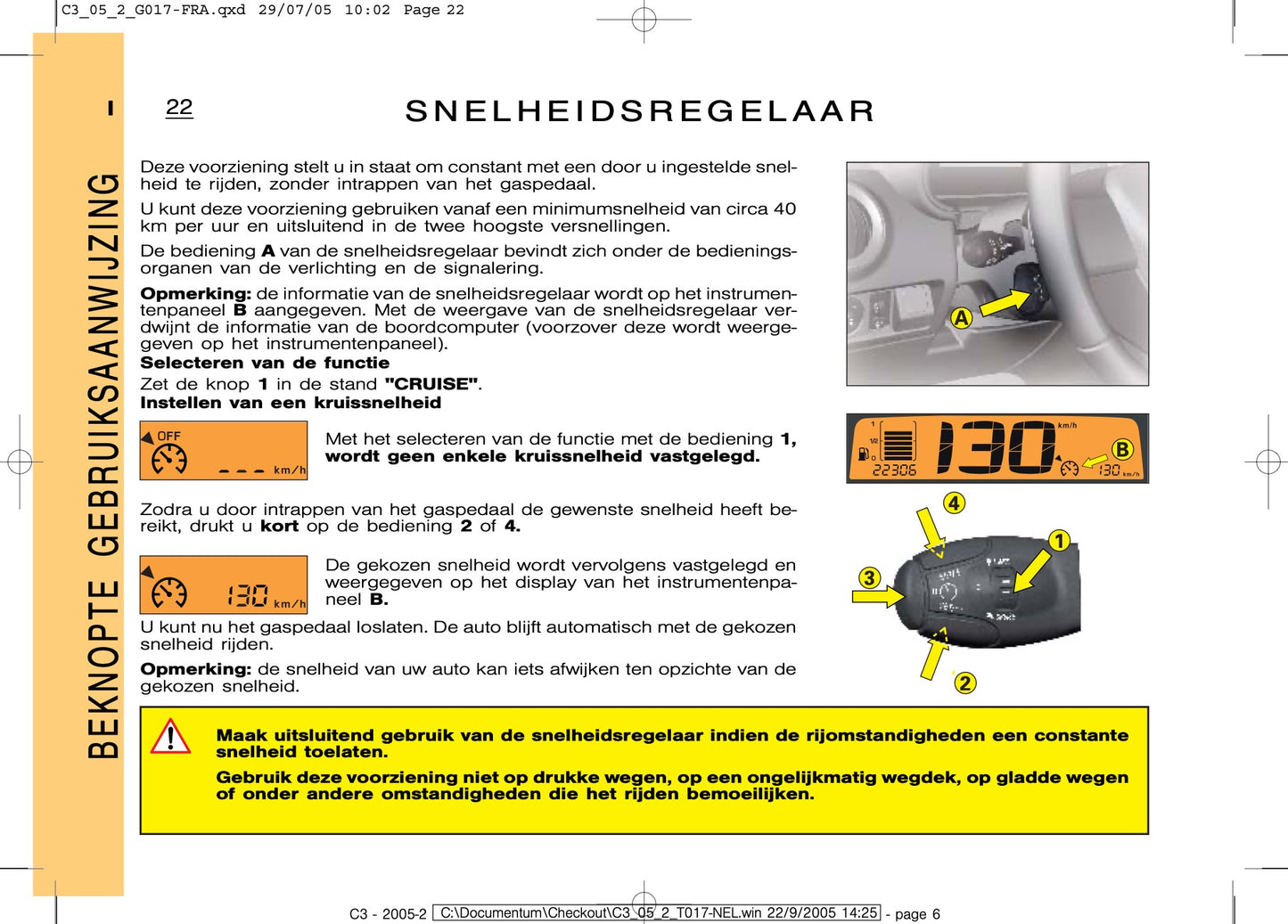 2005-2009 Citroën C3 Manuel du propriétaire | Néerlandais