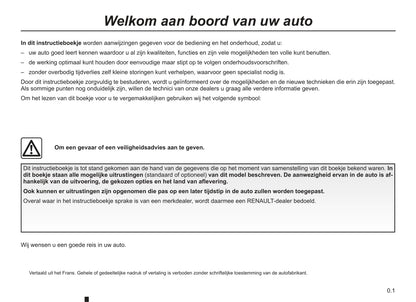 2009-2014 Renault Scenic Manuel du propriétaire | Néerlandais