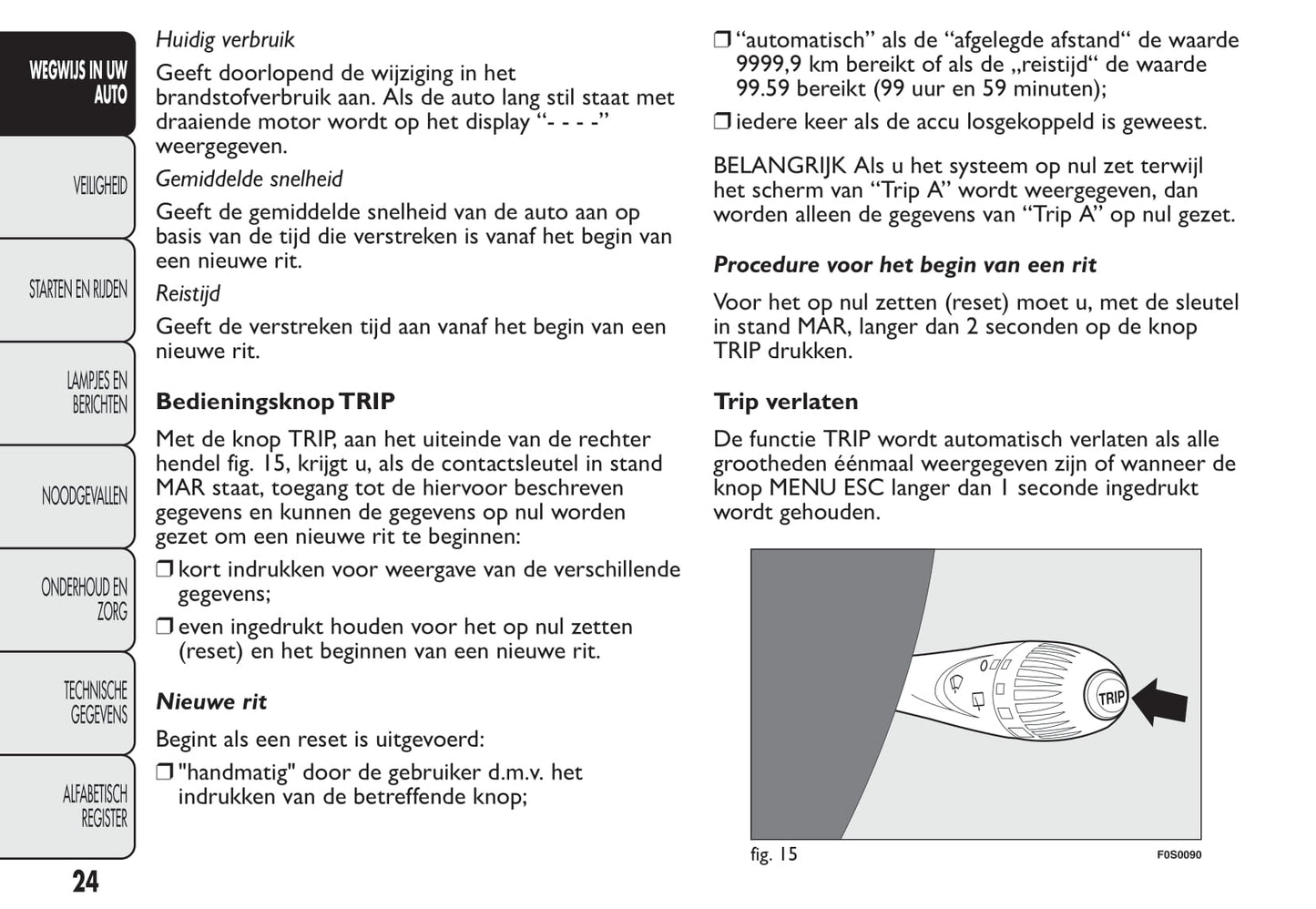 2013-2014 Fiat 500 Bedienungsanleitung | Niederländisch